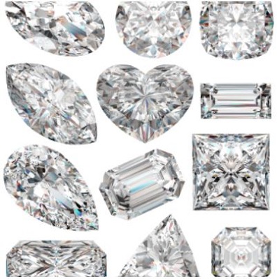 Great Selection of Diamond Shapes and Sizes  